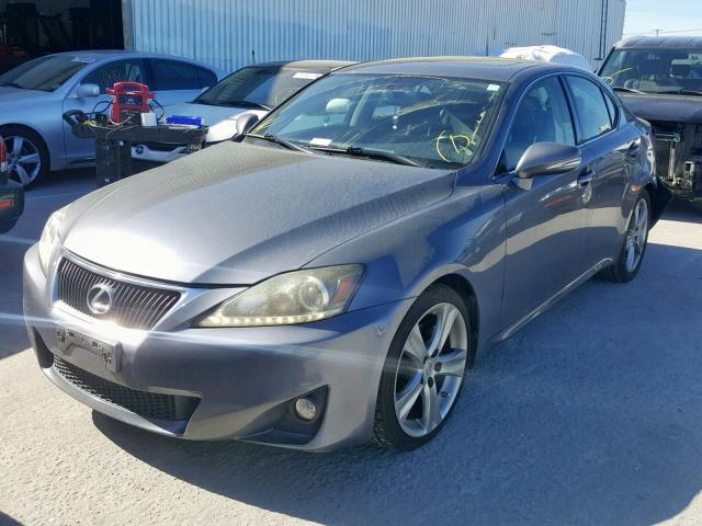 JTHBF5C20C5181639 - 2012 LEXUS IS 250 GRAY photo 2