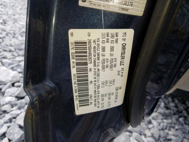 2A8GM68X48R638379 - 2008 CHRYSLER PACIFICA TOURING  photo 10