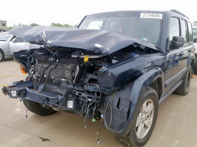 1J8HH48K27C505905 - 2007 JEEP COMMANDER CHARCOAL photo 2