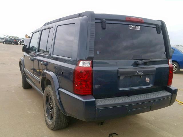 1J8HH48K27C505905 - 2007 JEEP COMMANDER CHARCOAL photo 3