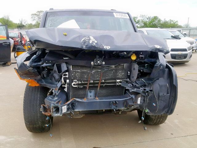 1J8HH48K27C505905 - 2007 JEEP COMMANDER CHARCOAL photo 9