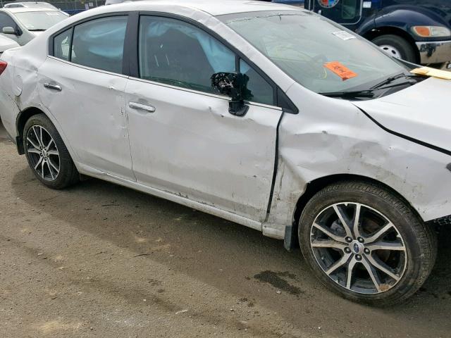 4S3GKAN65J3610584 - 2018 SUBARU IMPREZA LI WHITE photo 9