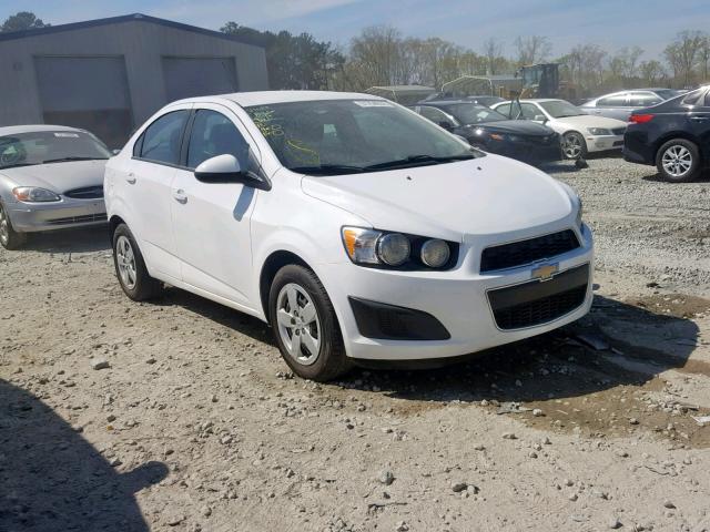 1G1JA5SH8G4183337 - 2016 CHEVROLET SONIC LS WHITE photo 1