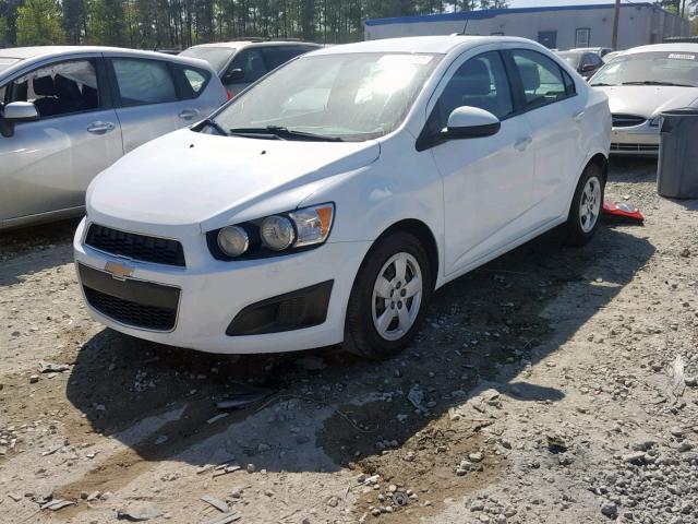 1G1JA5SH8G4183337 - 2016 CHEVROLET SONIC LS WHITE photo 2