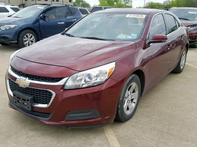 1G11C5SA1GF135096 - 2016 CHEVROLET MALIBU LIM BURGUNDY photo 2