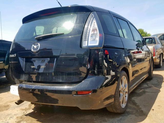 JM1CR293190359060 - 2009 MAZDA 5 BLACK photo 4