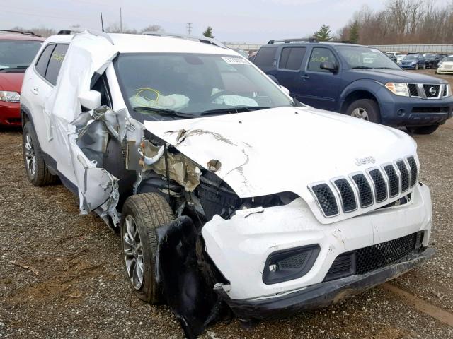 1C4PJMLB0KD163629 - 2019 JEEP CHEROKEE L WHITE photo 1