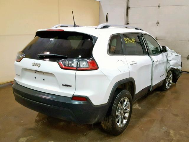 1C4PJMLB0KD163629 - 2019 JEEP CHEROKEE L WHITE photo 4