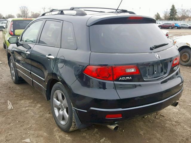 5J8TB18518A000299 - 2008 ACURA RDX TECHNO BLACK photo 3