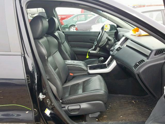 5J8TB18518A000299 - 2008 ACURA RDX TECHNO BLACK photo 5