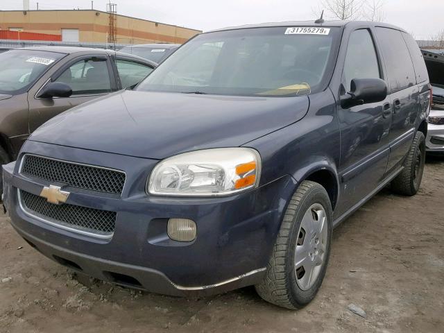 1GNDU23W38D163609 - 2008 CHEVROLET UPLANDER L GRAY photo 2