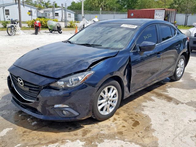 3MZBM1X76GM248845 - 2016 MAZDA 3 GRAND TO BLUE photo 2