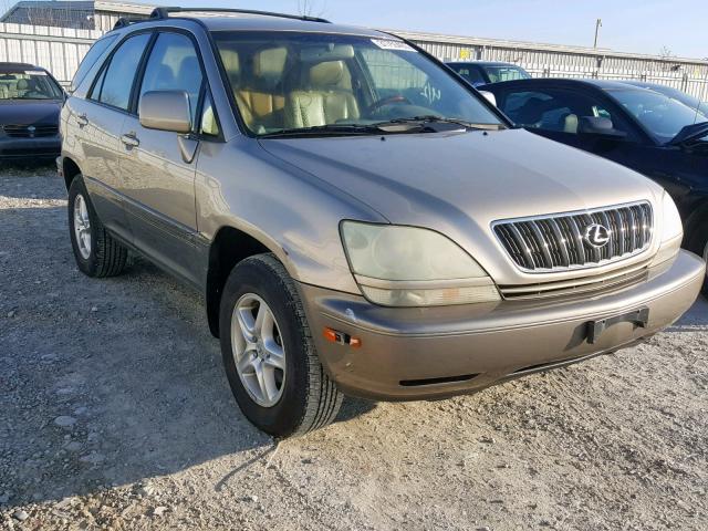 JTJHF10U920291673 - 2002 LEXUS RX 300 BEIGE photo 1