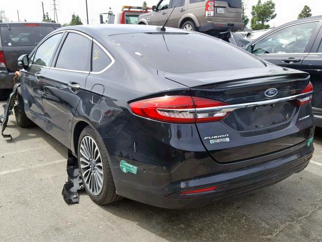 3FA6P0SU7HR110471 - 2017 FORD FUSION TIT BLACK photo 3