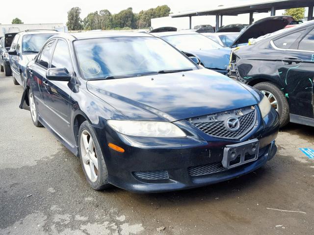 1YVHP80D435M17509 - 2003 MAZDA 6 S BLACK photo 1