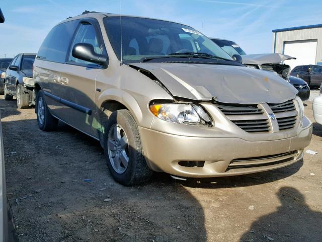 1D4GP45R25B281676 - 2005 DODGE CARAVAN SX GOLD photo 1