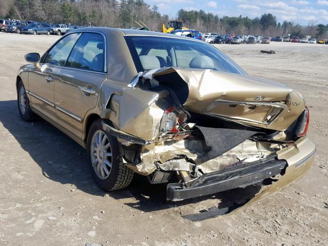 KMHFU45E54A322381 - 2004 HYUNDAI XG 350 GOLD photo 3