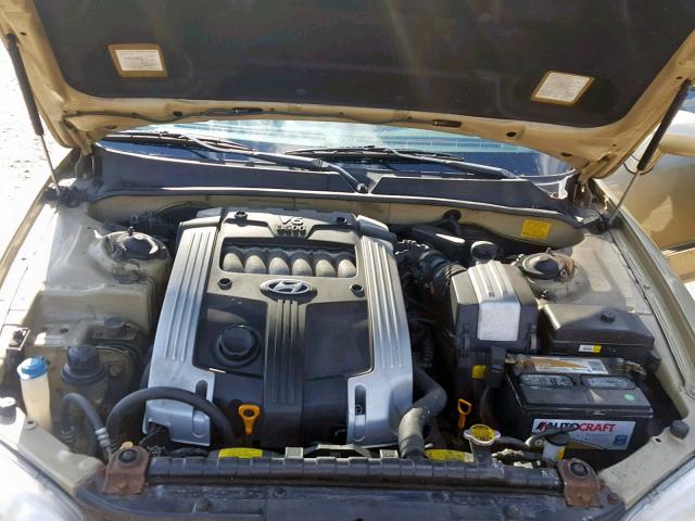 KMHFU45E54A322381 - 2004 HYUNDAI XG 350 GOLD photo 7