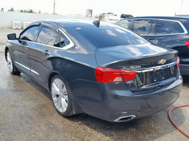 2G1165S37F9160391 - 2015 CHEVROLET IMPALA LTZ GRAY photo 3