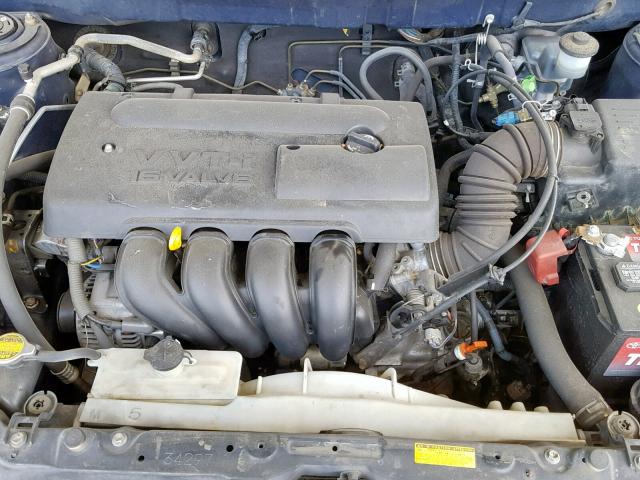 2T1KR32E13C055608 - 2003 TOYOTA MATRIX BLUE photo 7