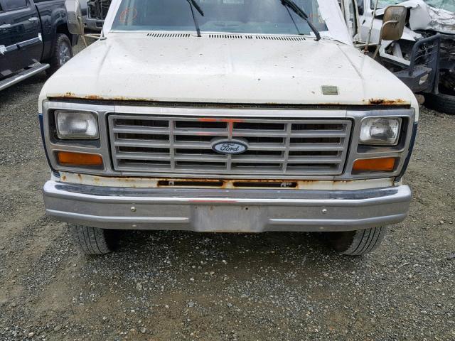 2FTJW3515GCB03018 - 1986 FORD F350 WHITE photo 7