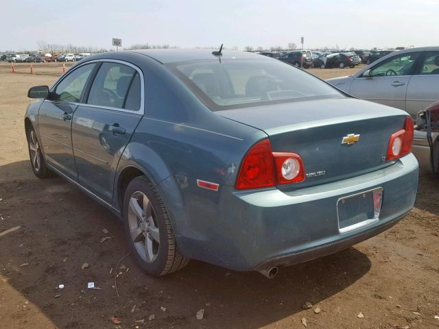 1G1ZJ57B89F179917 - 2009 CHEVROLET MALIBU 2LT GREEN photo 3