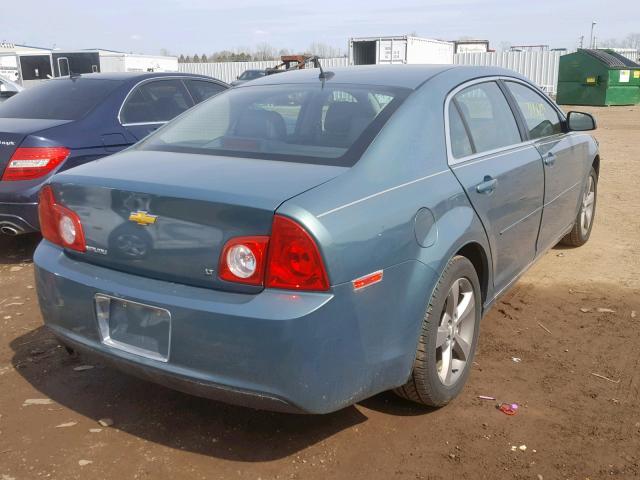 1G1ZJ57B89F179917 - 2009 CHEVROLET MALIBU 2LT GREEN photo 4