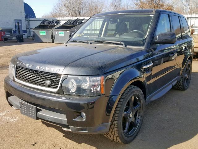 SALSF2D41CA727204 - 2012 LAND ROVER RANGE ROVE BLACK photo 2