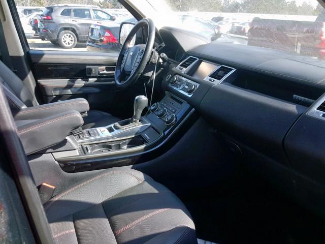 SALSF2D41CA727204 - 2012 LAND ROVER RANGE ROVE BLACK photo 5