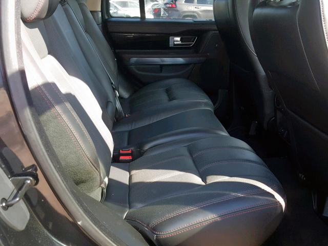 SALSF2D41CA727204 - 2012 LAND ROVER RANGE ROVE BLACK photo 6