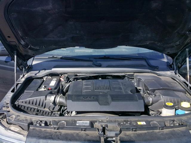 SALSF2D41CA727204 - 2012 LAND ROVER RANGE ROVE BLACK photo 7