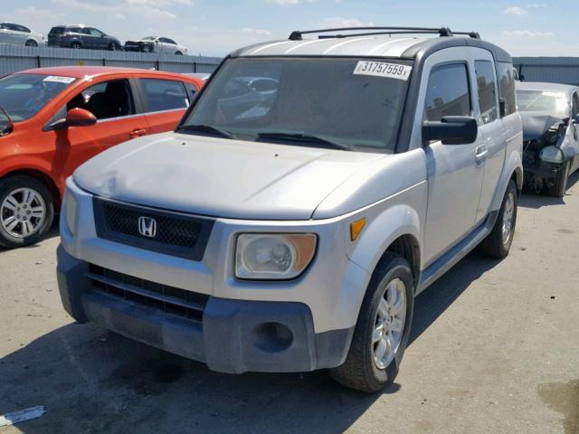 5J6YH28766L019419 - 2006 HONDA ELEMENT EX SILVER photo 2