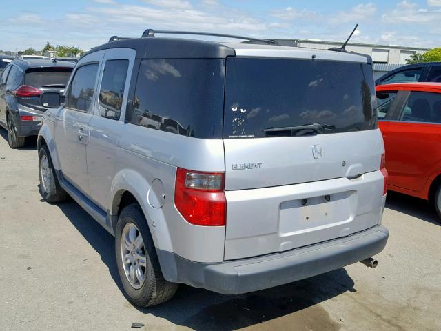 5J6YH28766L019419 - 2006 HONDA ELEMENT EX SILVER photo 3