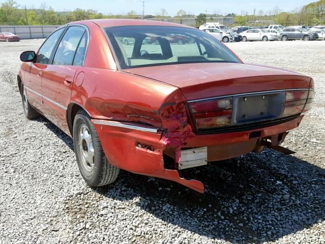 1G4CW52K4X4605189 - 1999 BUICK PARK AVENU RED photo 3