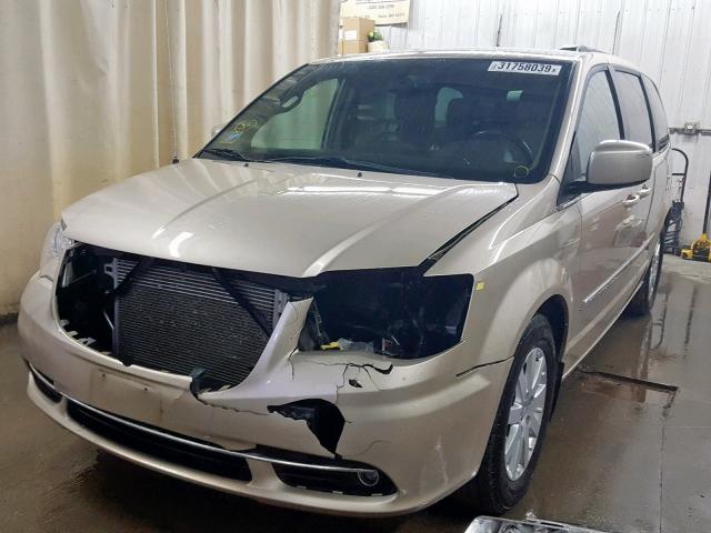 2C4RC1BG6ER317227 - 2014 CHRYSLER TOWN & COU TAN photo 2