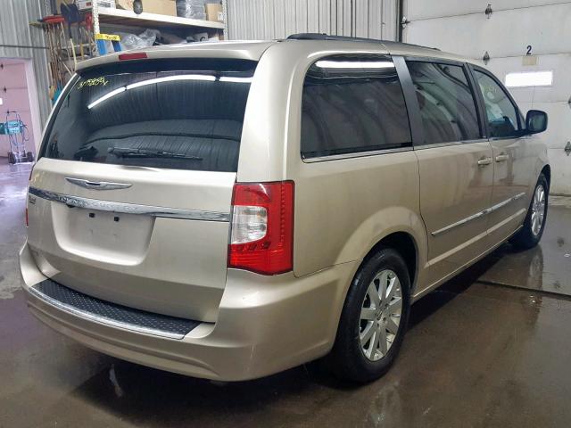 2C4RC1BG6ER317227 - 2014 CHRYSLER TOWN & COU TAN photo 4