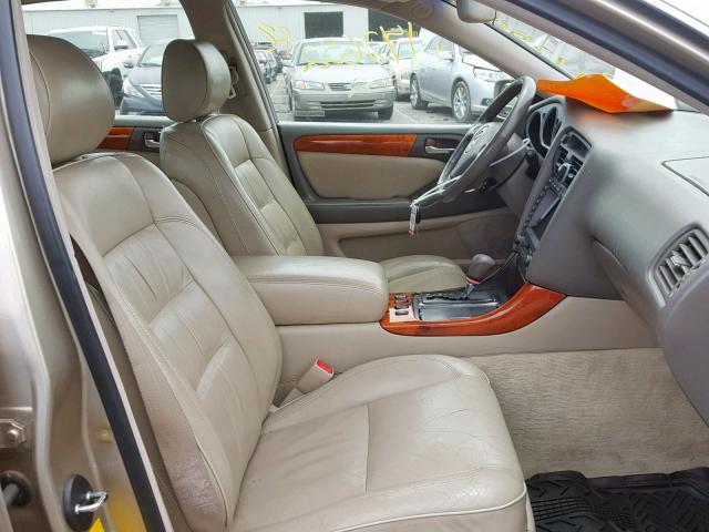 JT8BD69S310125305 - 2001 LEXUS GS 300 GOLD photo 5