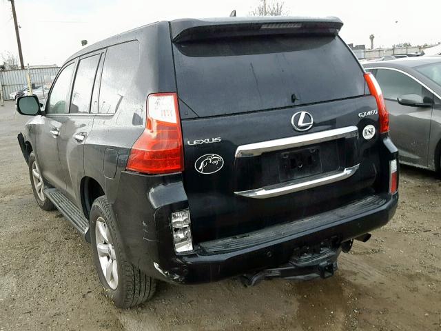 JTJBM7FX4B5026601 - 2011 LEXUS GX BLACK photo 3