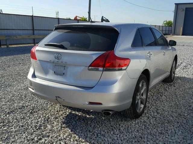 4T3ZK11A69U017487 - 2009 TOYOTA VENZA SILVER photo 4