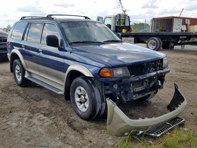 JA4LS41R1XP043981 - 1999 MITSUBISHI MONTERO SP BLUE photo 1