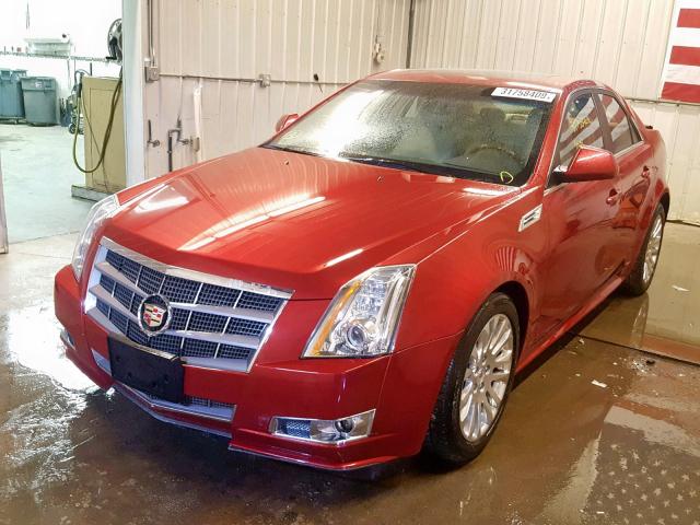 1G6DS5EV6A0141480 - 2010 CADILLAC CTS PREMIU RED photo 2