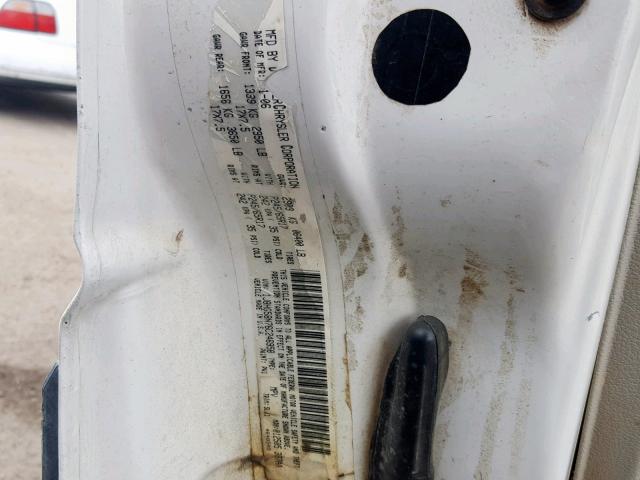 1J8HG58N76C246958 - 2006 JEEP COMMANDER თეთრი ფოტო 10