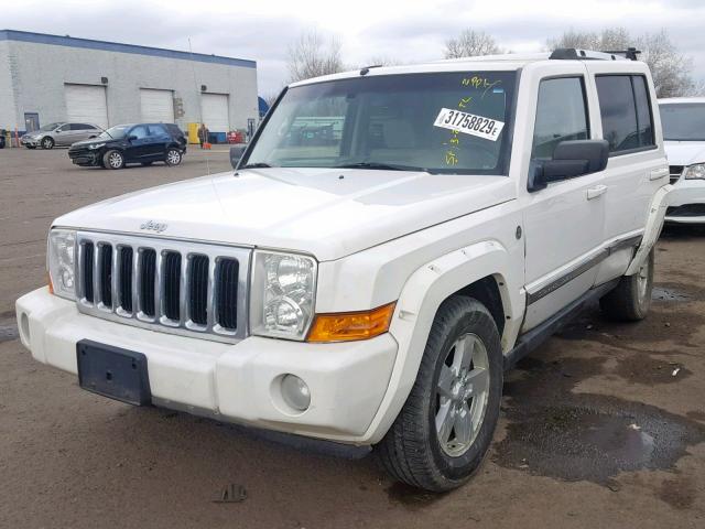 1J8HG58N76C246958 - 2006 JEEP COMMANDER თეთრი ფოტო 2