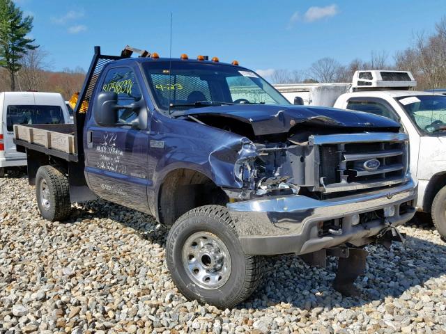 1FTSF31FX3EA68423 - 2003 FORD F350 SRW S BLUE photo 1