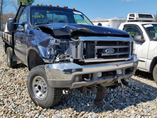 1FTSF31FX3EA68423 - 2003 FORD F350 SRW S BLUE photo 9