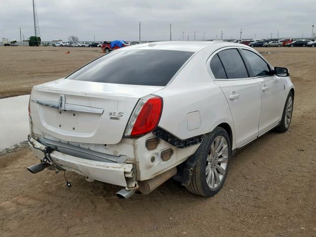 1LNHL9ER3BG605027 - 2011 LINCOLN MKS WHITE photo 4