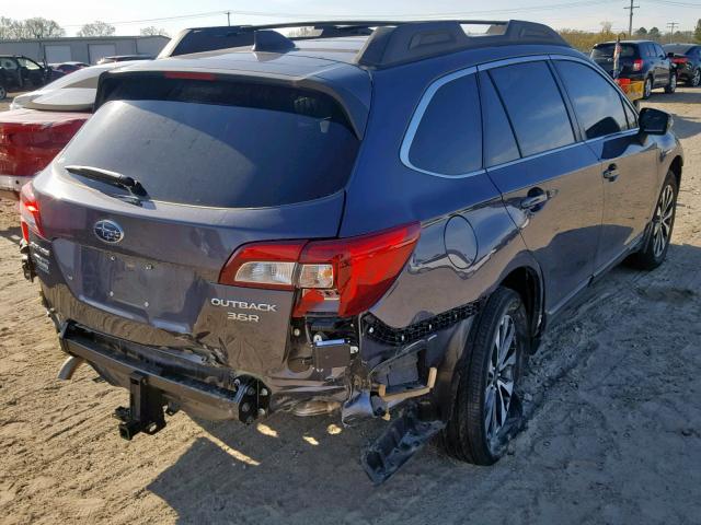 4S4BSENC7H3361606 - 2017 SUBARU OUTBACK 3. BLUE photo 4