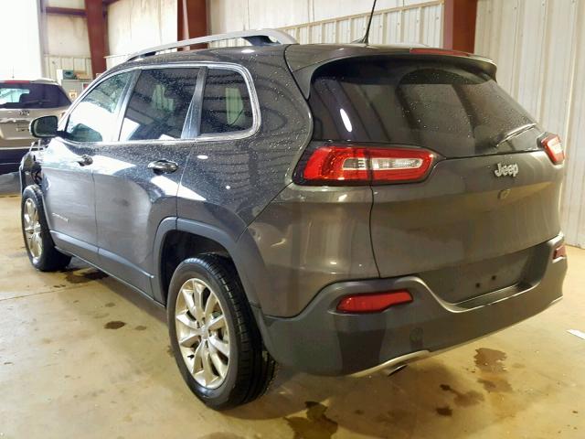 1C4PJLDB0GW158077 - 2016 JEEP CHEROKEE L CHARCOAL photo 3