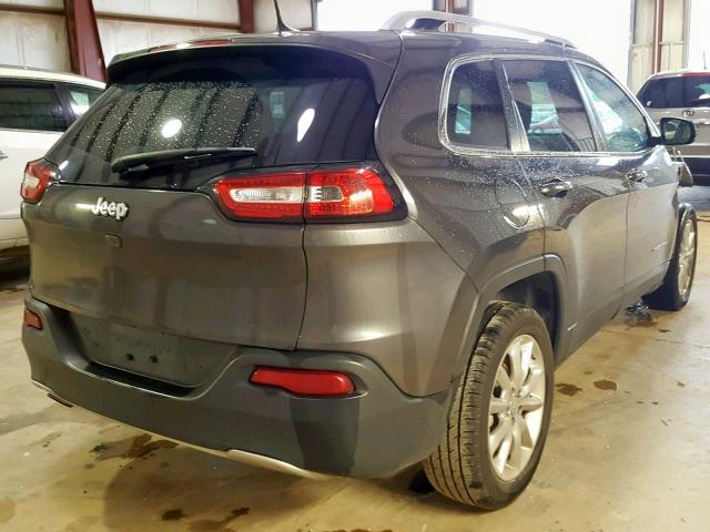 1C4PJLDB0GW158077 - 2016 JEEP CHEROKEE L CHARCOAL photo 4