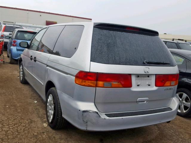 5FNRL18553B048751 - 2003 HONDA ODYSSEY LX SILVER photo 3